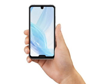 「AQUOS R2 compact」(画像: シャープの発表資料より)