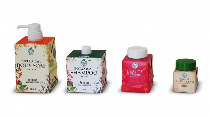 「キューブパック」サンプル（写真：凸版印刷発表資料より）