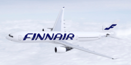 フィンエアーの機体(画像: JALの発表資料より)