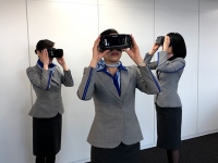 VRを活用した訓練の様子。（画像: NECの発表資料より）