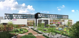 ノリタケの森プロジェクトの完成イメージ（イオンモール発表資料より）