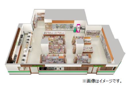 「店舗イメージ」（写真：ファミリーマートの発表資料より）