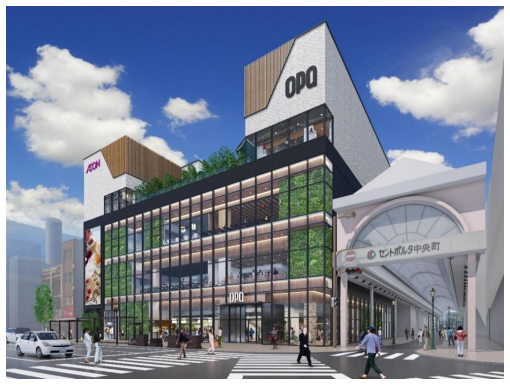 大分オーパの開店イメージ（OPA発表資料より）