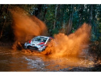 WRC第6戦ラリー・チリの最終日、TOYOTA GAZOO Racing World Rally Teamのオィット・タナック/マルティン・ヤルヴェオヤ組のヤリスWRC 8号車が優勝