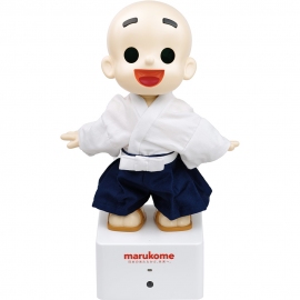 開発された「マルコメ君」のロボット。(マルコメの発表資料より) 開発された「マルコメ君」のロボット。(マルコメの発表資料より)