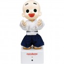 開発された「マルコメ君」のロボット。(マルコメの発表資料より) 開発された「マルコメ君」のロボット。(マルコメの発表資料より)