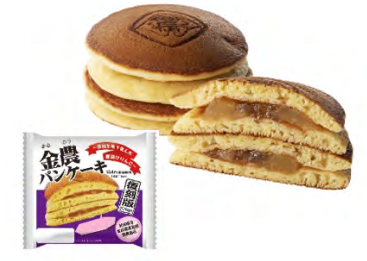 金農パンケーキ 2018復刻版～醤油生地で包んだ蜜漬けりんご～。（画像:ローソン発表資料より）