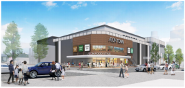 イオンタウン山科椥辻の完成イメージ(イオンタウン発表資料より) イオンタウン山科椥辻の完成イメージ(イオンタウン発表資料より)