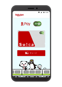 楽天ペイとSuicaの連携イメージ。（画像: 楽天ペイメントの発表資料より）