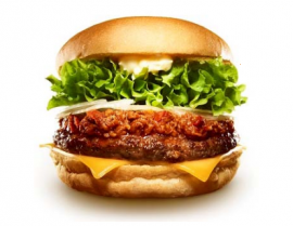 ロッテリア クラシック チリミート。(画像:ロッテリア発表資料より) ロッテリア クラシック チリミート。(画像:ロッテリア発表資料より)