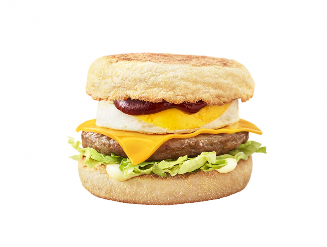 チーズロコモコマフィン。（画像:日本マクドナルド発表資料より）