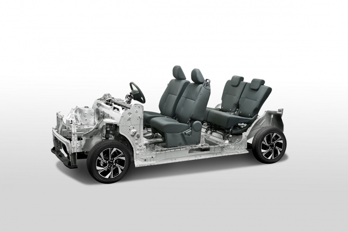 DNGAの新プラットフォーム。（画像: ダイハツ工業の発表資料より）