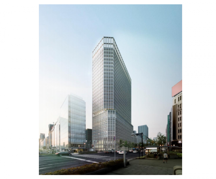 日本土地建物と京阪ホールディングスの新ビルイメージ（京阪ホールディングス発表資料から）