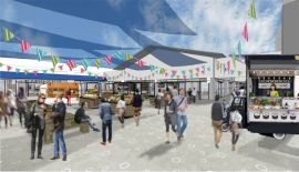 ブランチ横浜南部市場のオープンイメージ(大和リース発表資料より) ブランチ横浜南部市場のオープンイメージ(大和リース発表資料より)