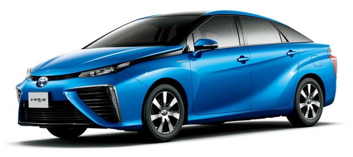 トヨタ・MIRAI（画像: トヨタ自動車の発表資料より）