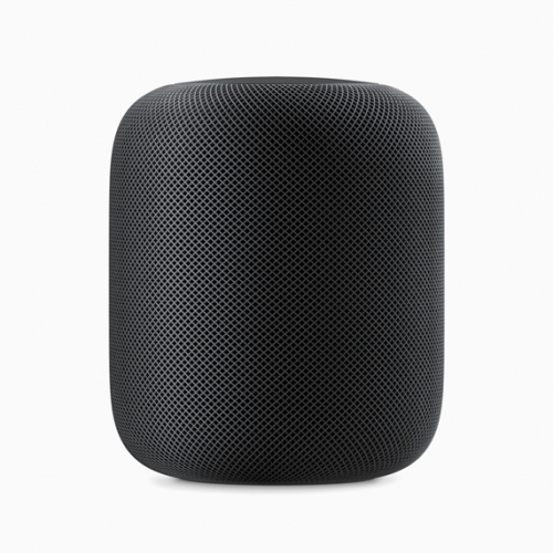 「HomePod（ホームポッド）」（画像：アップルジャパンの発表資料より）