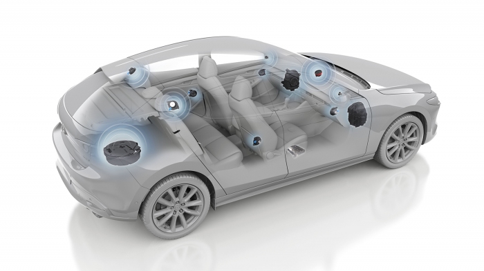 Mazda3のオーディオシステム。（画像: マツダの発表資料より）