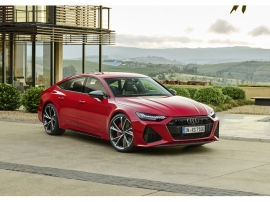 フランクフルトショーでワールドプレミアしたアウディの4ドアクーペ新型「Audi RS 7 Sportback」、本年中に欧州発売される フランクフルトショーでワールドプレミアしたアウディの4ドアクーペ新型「Audi RS 7 Sportback」、本年中に欧州発売される