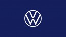 VWがフランクフルトショーで発表した新しいロゴデザイン（画像： Volkswagen）