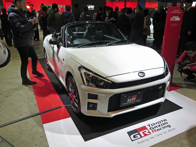 2019年1月、千葉・幕張メッセで開催した「東京オートサロン」で参考出品された「COPEN GR SPORT CONCEPT」