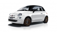 フィアット500 120th Tuxedoアイスホワイト（三層仕上げパールホワイト）/ブラック全国限定185台（画像：FCA  JAPANの発表資料より）