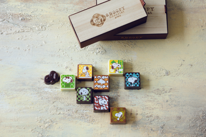 商品の１つである「BonBon Chocolat（ボンボンショコラ）」。わさびやきな粉、日本酒など、和の素材を使っている。（画像:寺子屋発表資料より）