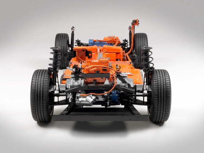 ボルボ・XC40プラットフォーム（画像: ボルボ・カーズの発表資料より）