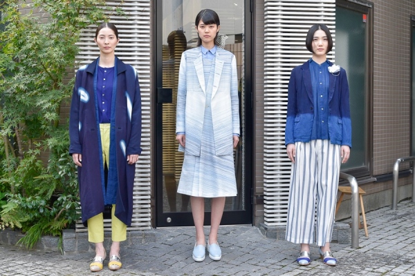 まとふ、2020春夏コレクション発表　「藍の源流」テーマに伝統的な藍染をモダンに表現