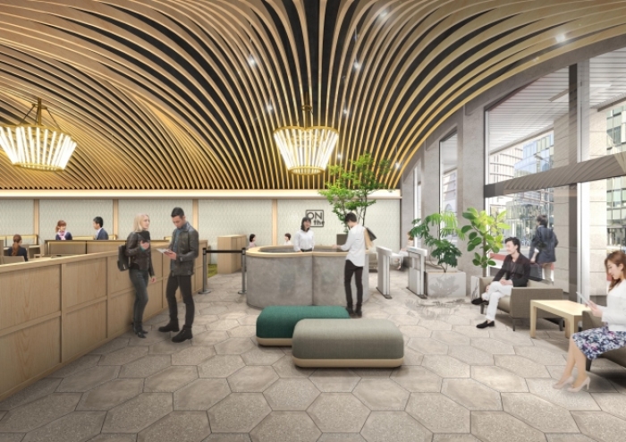 地上階の空間設計。（画像:大阪地下街発表資料より）