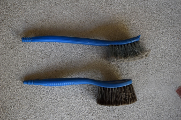 ボディ・ガラス用とホィール用を使い分ける©sawahajime