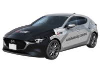 三菱電機の自動運転実証実験車「xAUTO」。（画像:三菱電機発表資料より）