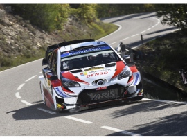 2019年WRC第13戦ラリー・スペインで、TOYOTA GAZOO Racing World Rally Teamのオィット・タナック/マルティン・ヤルヴェオヤ組がシーズン最終戦を待たずに、ドライバーズ・タイトルを獲得した