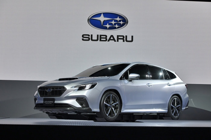 新型レヴォーグのプロトタイプ（画像: SUBARUの発表資料より）
