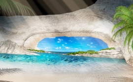 DMMかりゆし水族館のイメージ（大和ハウス工業提供）