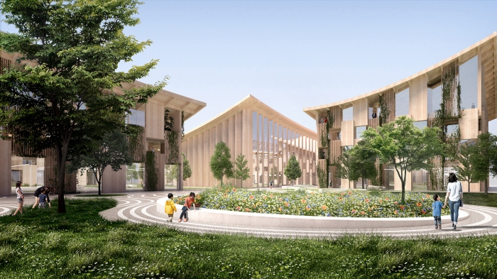 街内部のイメージ。（写真：トヨタ自動車発表資料より）