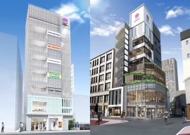 MEFULL茶屋町(左)とMEFULL浦和のイメージ(野村不動産発表資料より) MEFULL茶屋町(左)とMEFULL浦和のイメージ(野村不動産発表資料より)