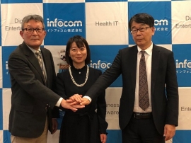 インフォコム<4348>(東1)は1月23日の午後、従業員の健康診断結果やストレスチェックの結果などのデータを一元管理し、健康リスクや生活習慣病などの分析・予測から対策まで可能となる新たなクラウドサービス「WELSA(ウェルサ)」の提供を3月から開始すると発表した。