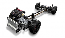 1.6ℓ直列3気筒直噴ターボエンジンとスポーツ4WDシステムによる「GR-FOUR」（画像: トヨタ自動車の発表資料より）