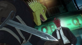 TVアニメ『 ドロヘドロ 』第3話「死者の夜――決闘! 中央デパート前――」【感想コラム】 TVアニメ『 ドロヘドロ 』第3話「死者の夜――決闘! 中央デパート前――」【感想コラム】