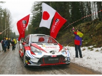 WRC第2戦・2020年ラリー・スウェーデンで優勝した、エルフィン・エバンス/スコット・マーティン組のヤリスWRC33号車