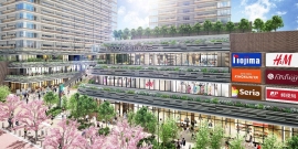 ソコラ武蔵小金井クロスの完成イメージ(野村不動産ホールディングス発表資料より) ソコラ武蔵小金井クロスの完成イメージ(野村不動産ホールディングス発表資料より)