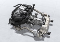 
718 ケイマン GT4/718 スパイダーの4リッター6気筒自然吸気ボクサーエンジン。（画像: ポルシェジャパンの発表資料より）
