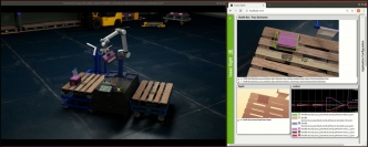 BMWが採用したNVIDIAのIsaacSDKプラットフォームのイメージ。（NVIDIAの発表資料より）