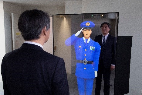 「バーチャル警備システム」のイメージ。（画像: セコムの発表資料より）