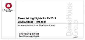 大和ハウス工業、通期の売上・営業益・経常益は過去最高を記録　商業施設・事業施設事業が堅調