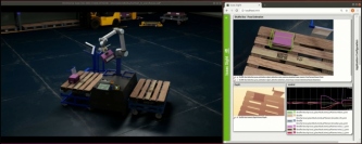 BMWが採用したNVIDIAのIsaacSDKプラットフォームのイメージ。（NVIDIAの発表資料より