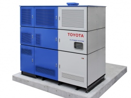 トヨタが供給する定格出力を50kWのFC発電機をトクヤマの本部製造所に設置、副生水素を使った発電装置の実証を行なう トヨタが供給する定格出力を50kWのFC発電機をトクヤマの本部製造所に設置、副生水素を使った発電装置の実証を行なう