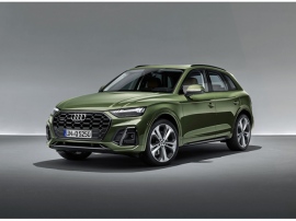 新型「Audi Q5 40 TDI」の0～100km/h加速は7.6秒で、最高速度は222km/hに達する。独での価格は4万8700ユーロ、この秋には日本上陸か