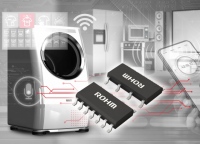 ロームは業界で初めて、フォトカプラが不要なゼロクロス検知ICを開発。電源IC以外の待機電力を極小化に成功。アプリケーション全体の待機電力が約半分に。