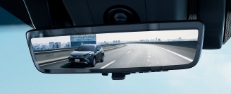 デジタルインナーミラー（画像: トヨタ自動車の発表資料より）